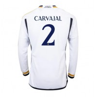 Real Madrid Daniel Carvajal #2 Hemmatröja 2023-24 Långa ärmar